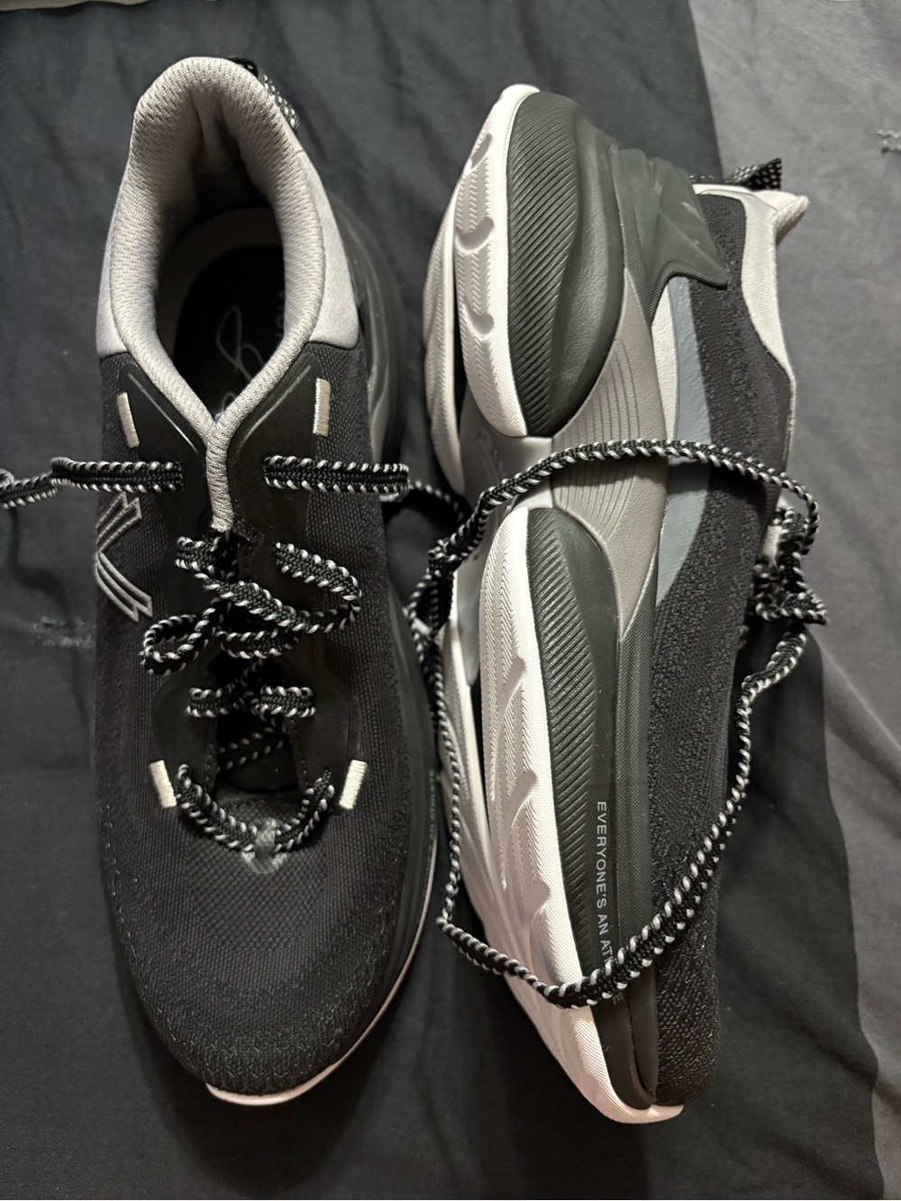 Vionic Women's Black and Gray Slip-On Lace Sneakers (Vionic + Gabby)
